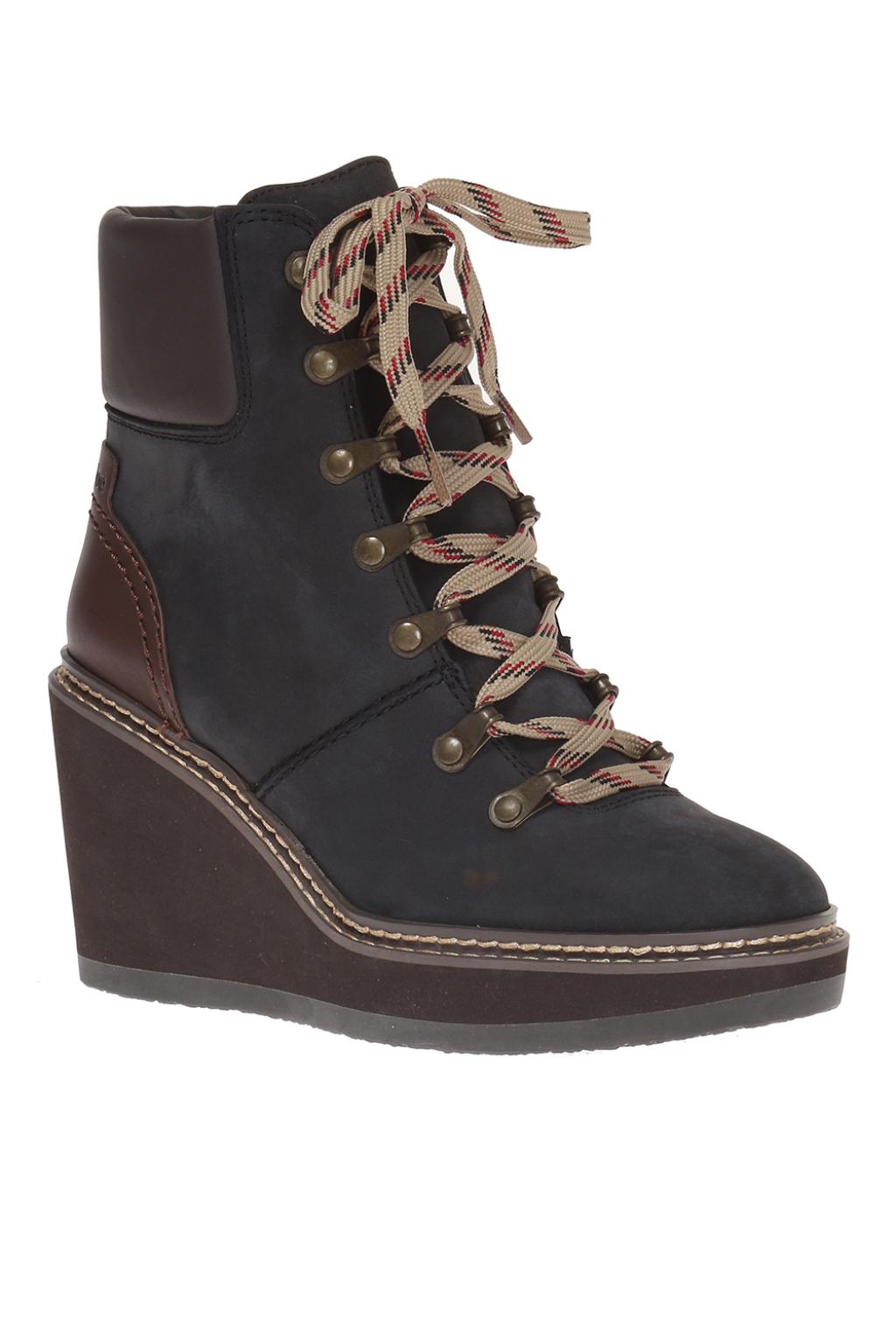 See by chloe wedge booties deals